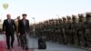 FILE: Afghan President Ashraf Ghani inspecting an Afghan National Army guard of honor.