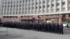 Патрульні поліцейські в Івано-Франківську складали присягу на площі перед облдержадміністрацією