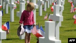 An American cemetery in Colleville-sur-Mer, near Omaha Beach, Normandy, where some of the D-Day landings occurred.