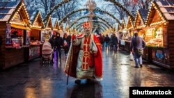 Святий Миколай на львівському різдвяному ярмарку, 2018 рік
