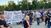 Антиурядовий протест під будівлею парламенту, Белград, Сербія, 9 липня 2020 року