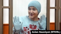 Надія Савченко на суді в Донецьку Ростовської області Росії, 27 січня 2016 року 