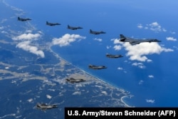 Американские и южнокорейские ВВС над Корейским полуостровом