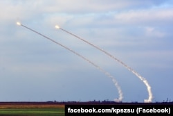 Бойові стрільби зенітно-ракетних комплексів С-300 Збройних сил України на полігоні «Ягорлик», 2 листопада 2018 року