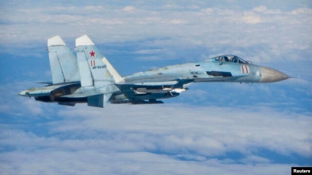 Орусиялык Су-27 истребители Балтика өлкөрүнүн аба мейкиндигинде жүргөнү байкалган. 27-июнь, 2014