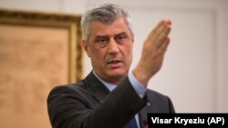 Kosovar President Hashim Thaci: “I am...encouraging our institutions and political leaders to look toward the future."