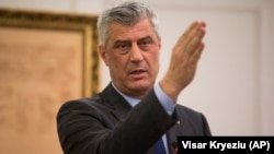 Presidenti i Kosovës Hashim Thaçi 