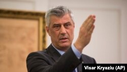 Presidenti i Kosovës, Hashim Thaçi.