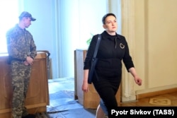Надежда Савченко в Верховной раде после освобождения из заключения. 23 апреля 2019 года