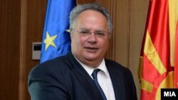 Грчкиот министер за надворешни работи Никос Коѕијас