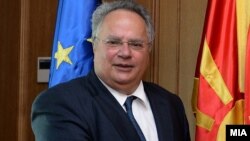 Грчкиот министер за надворешни работи Никос Коѕијас