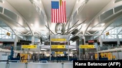 ԱՄՆ - Նյու Յորքի Ջոն Ֆիթցջերալդ Քենեդիի անվան օդանավակայանը 2020 թվականի մարտին