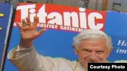 Coperta controversată a revistei satirice „Titanic”