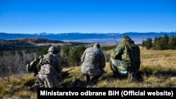Vojna vježba BiH i SAD kod Glamoča