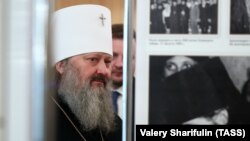 Mitropolitul Pavlo de Vișgorod și Cernobîl, care conduce Mânăstirea Pecersk de la Kiev, în octombrie 2018