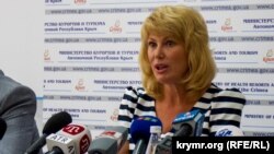 Министр курортов и туризма Крыма Елена Юрченко 