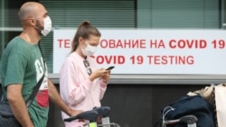 Запуск экспресс-тестирования пассажиров на коронавирус в аэропорту Внуково