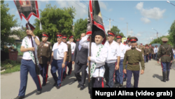 Участники крестного хода. Петропавловск, 12 июля 2017 года. 
