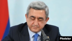 Armenian President Serzh Sarkisian
