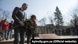 Киевдин мэри Виталий Кличко гүлбактын ачылыш аземи учурунда. 15-март, 2019-жыл. 