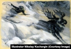 "Калевала", иллюстрация Николая Кочергина, 1960