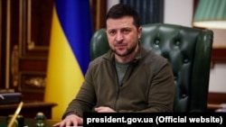 Presidenti i Ukrainës, Volodymyr Zelensky. 