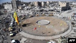 Площадь Наим в Ракке после освобождения города от ИГ, 2017 г