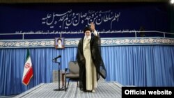 Iran-- Supreme Leader, Ayatollah Ali Khamenei, meets with Iranian students, May 28, 2018.