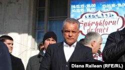 Vladimir Plahotniuc la un miting al democraților în ianuarie 2016 