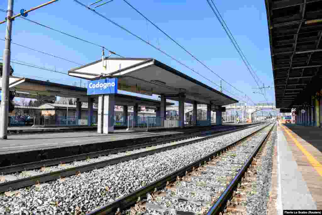 Железнодорожную станцию в Кодоньо также закрыли