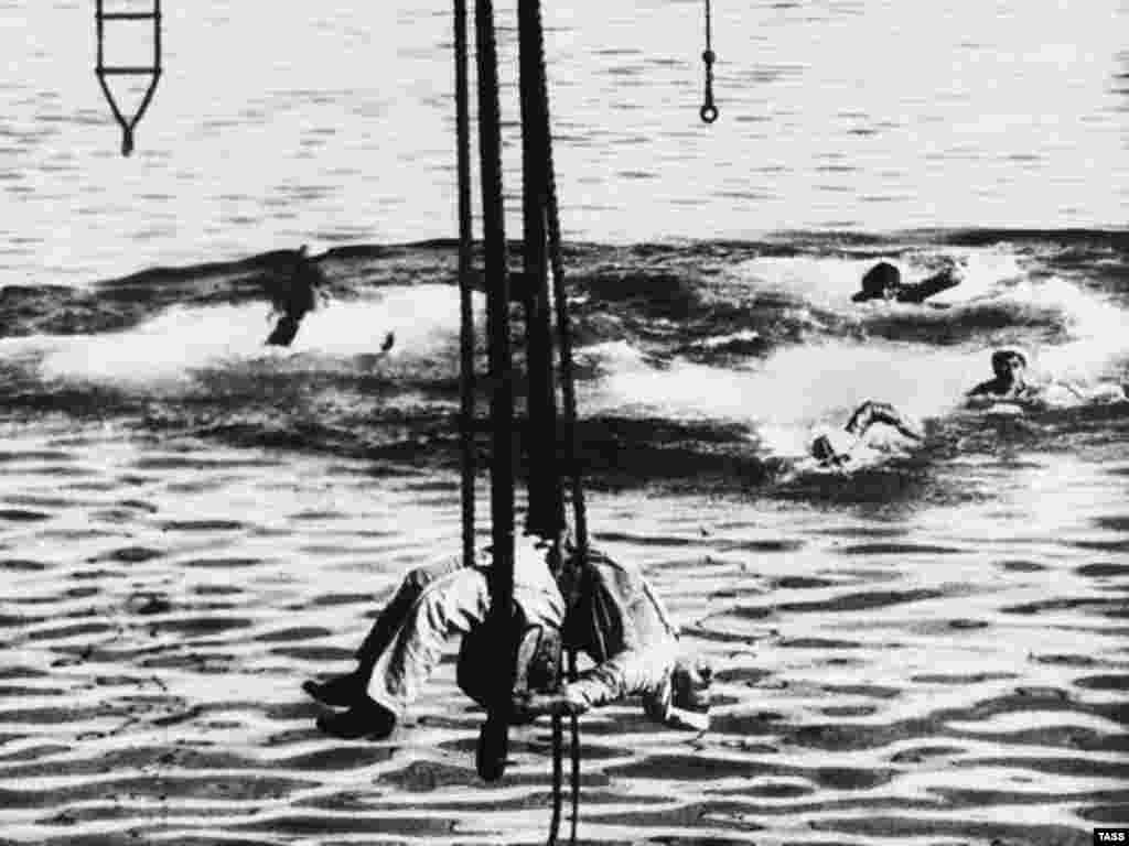A still from Sergei Eisenstein's 1925 film "Battleship Potemkin" - Filmmaker Sergei Eisenstein also created iconic images of the revolutionary period in his films "Strike!" (1925), "October" (1927), and "Battleship Potemkin" (1925), among others. Eisenstein developed the principles of photographic montage to achieve powerful emotional effects through the collision of images.