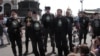 Группа активистов "Союза православных хоругвеносцев" помешала проведению молебна оппозиции. Москва, 29 апреля 2012 г