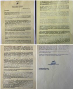 Letra që presidenti Thaçi i ka shkruar sekretarit Pompeo.
