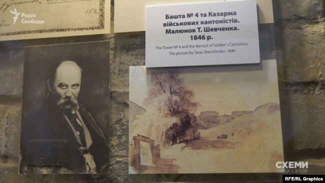 Олексіївський люнет – на одному з малюнків з 19-го століття поета Тараса Шевченка