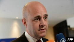 Kryeministri i Suedisë, Fredrik Reinfeldt.