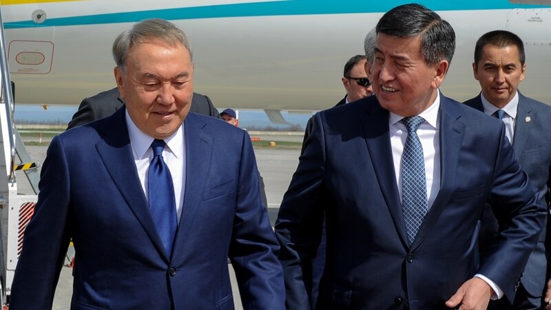 Назарбаев обсудил с Жээнбековым вопросы сотрудничества