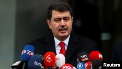 Ankara Governor Vasip Sahin told reporters that the shooting was over a personal dispute. (file photo)