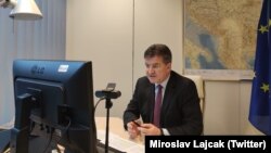 Miroslav Lajčak u Briselu, februar 2021. 