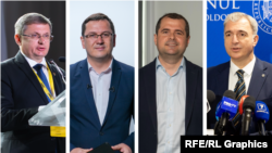 De la stânga la dreapta: Igor Grosu, Marcel Spatari, Vasile Tofan, Eugeniu Osmochescu