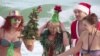 Одеські «моржі» влаштували новорічне купання (відео)