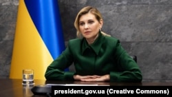 Ukrainian first lady Olena Zelenska (file photo)