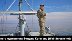 Украинский военный Александр Бойчук, скриншот со страницы в Facebook украинского журналиста Богдана Кутепова