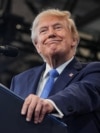 U.S. President Trump visits David S. Mack Center for Training and Intelligence in Garden City