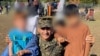 Sean Jamshidi is pictured during an operation to welcome evacuated Afghan children to the United States at a military base in Quantico, Virginia, in 2021.
