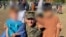 Sean Jamshidi is pictured during an operation to welcome evacuated Afghan children to the United States at a military base in Quantico, Virginia, in 2021.