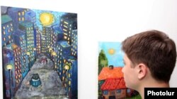 Բերձորի արվեստի եւ սպորտի դպրոցի սաների ցուցահանդեսում: