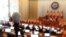 Сессионный зал парламента Кыргызстана.