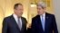 Russian Foreign Minister Sergei lavrov (left) and U.S. Secretary of State John Kerry (file photo)