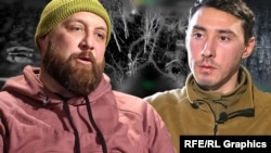 Фотоколаж: бойові інструктори: Богдан Горецький та Валерій на позивний «Fes», пересування піхоти в лісосмузі