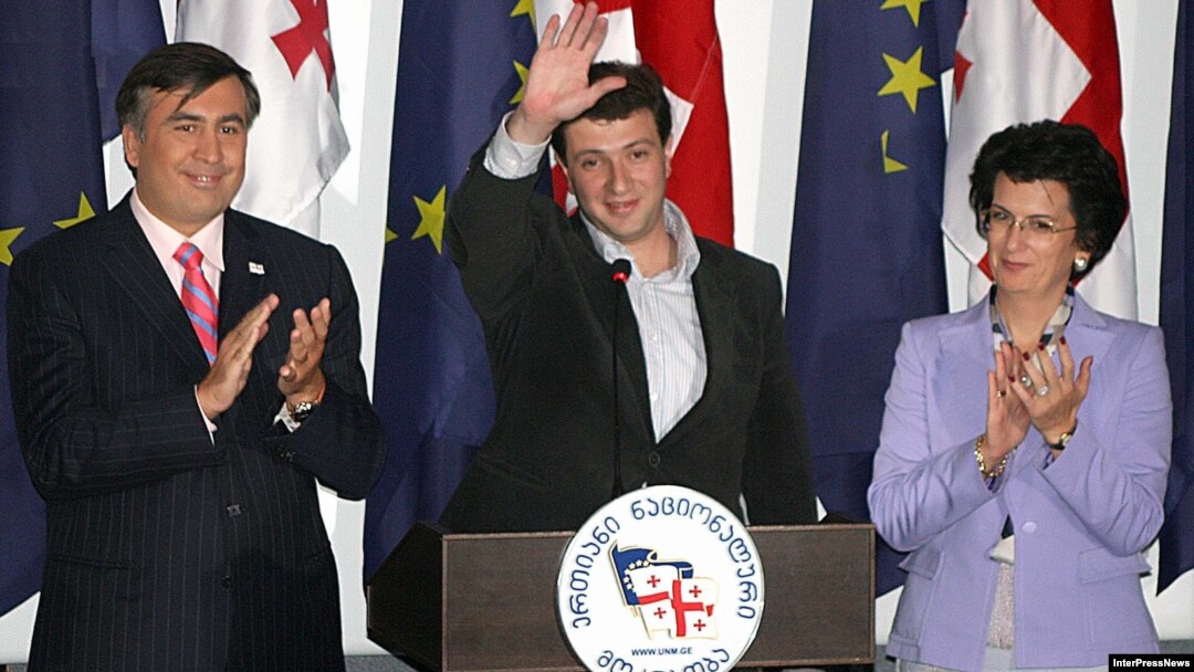 Is President Mikheil Saakashvili (left) preparing the way for Gigi Ugulava (center) to win reelection as Tbilisi mayor, and possibly even to succeed him? 